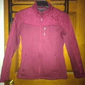 NEW Swiss Tech Burgundy/Cranberry Jacket L12-14 women lightweight/warm